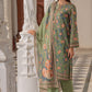 3 Piece Printed Lawn Suit and Dyed Trouser  CL-62136 B