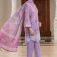 3 Piece Printed Lawn Suit and Dyed Trouser  CL-62141