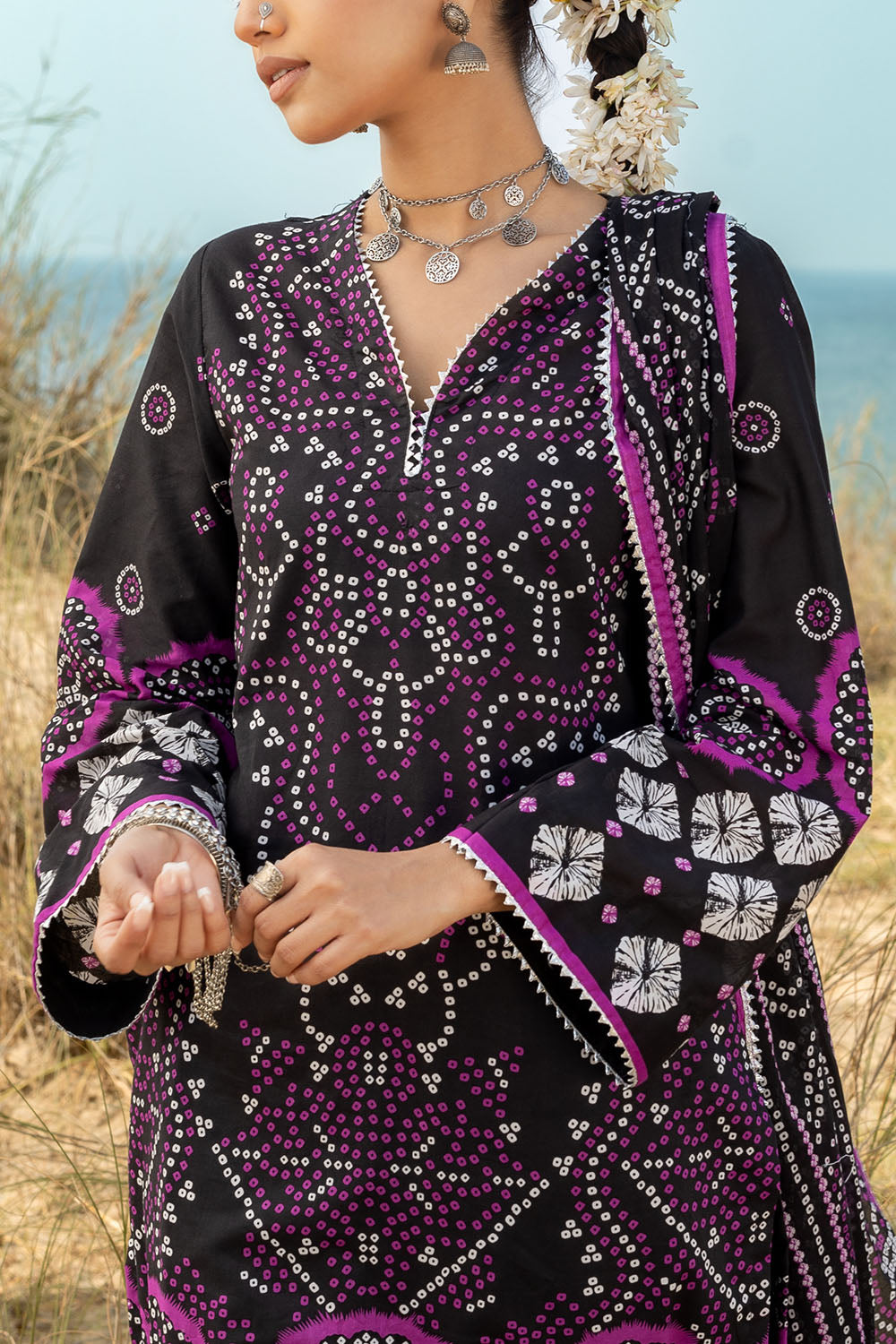 3 Piece Printed Lawn Suit CL-62170 A