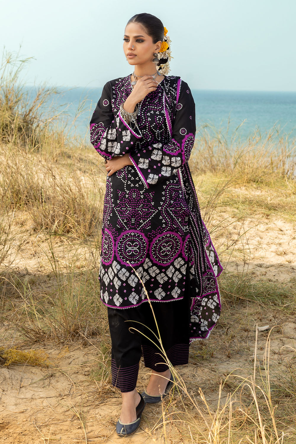 3 Piece Printed Lawn Suit CL-62170 A