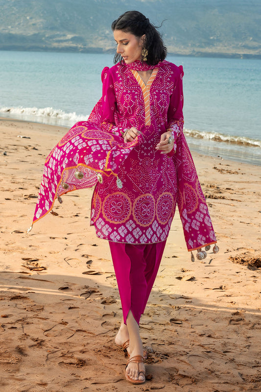 3 Piece Printed Lawn Suit CL-62170 B