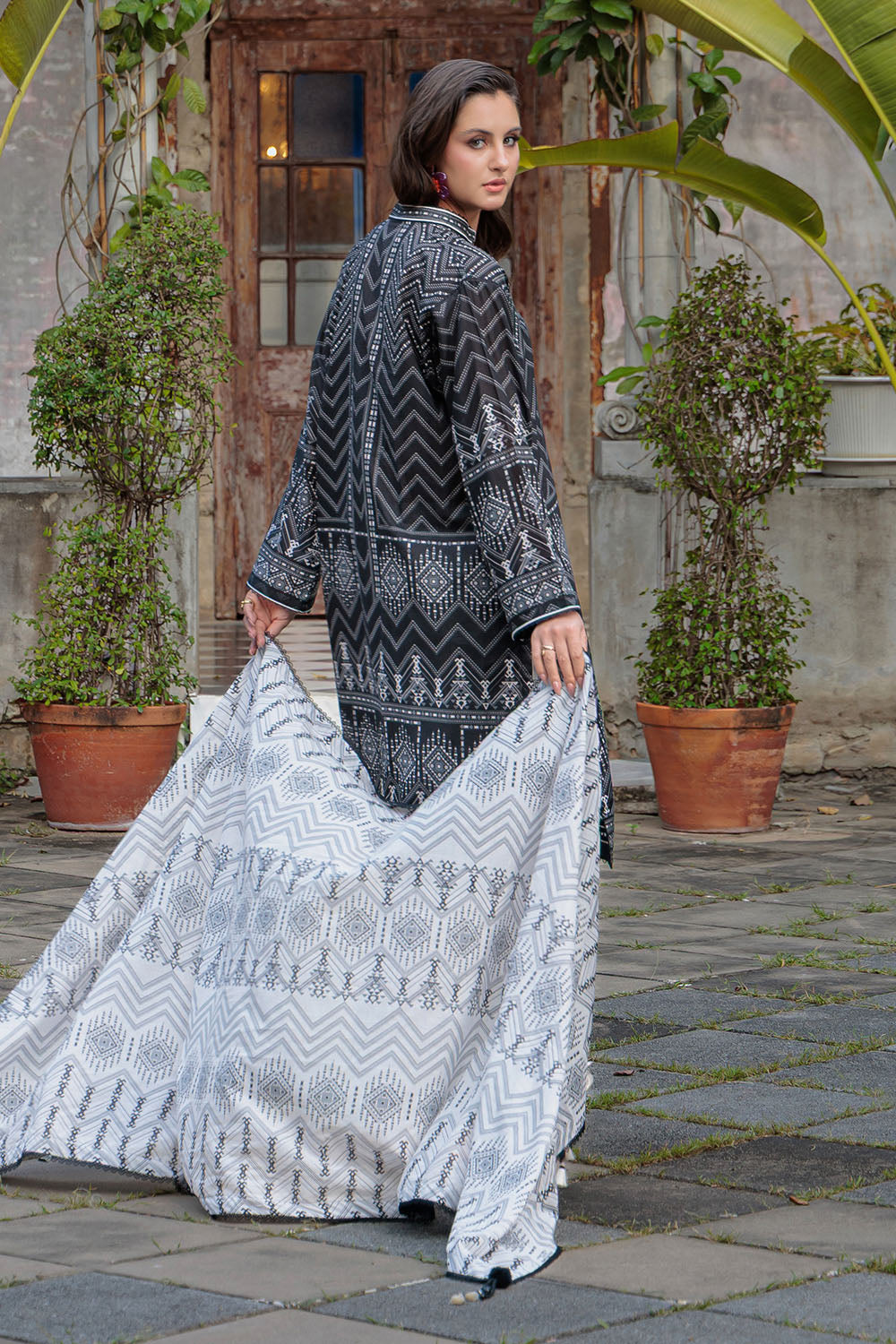 3 Piece Printed Lawn Suit B-62004