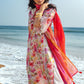 3 Piece Schiffli Embroidered Printed Lawn Suit with Lace Dupatta CL-52645