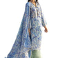 3 Piece Schiffli Embroidered Printed Lawn Suit with Denting Dupatta DN-52043