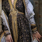 3 Piece Gold Printed Lawn Suit with Gold and Lacquer Printed Mehsuri Dupatta and Dyed Trouser SP-62011