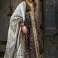 3 Piece Gold Printed Lawn Suit with Gold and Lacquer Printed Mehsuri Dupatta and Dyed Trouser SP-62011