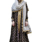 3 Piece Gold Printed Lawn Suit with Gold and Lacquer Printed Mehsuri Dupatta and Dyed Trouser SP-62011