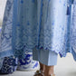 3 Piece Schiffli Embroidered Lawn Suit with Silk Dupatta S-62012
