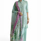3 Piece Schiffli Embroidered Lawn Suit with Silk Dupatta S-62013