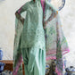 3 Piece Schiffli Embroidered Lawn Suit with Silk Dupatta S-62013