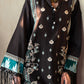 3 Piece Embroidered Dobby Suit with Borders and Zari Dupatta FE-52064