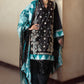 3 Piece Embroidered Dobby Suit with Borders and Zari Dupatta FE-52064