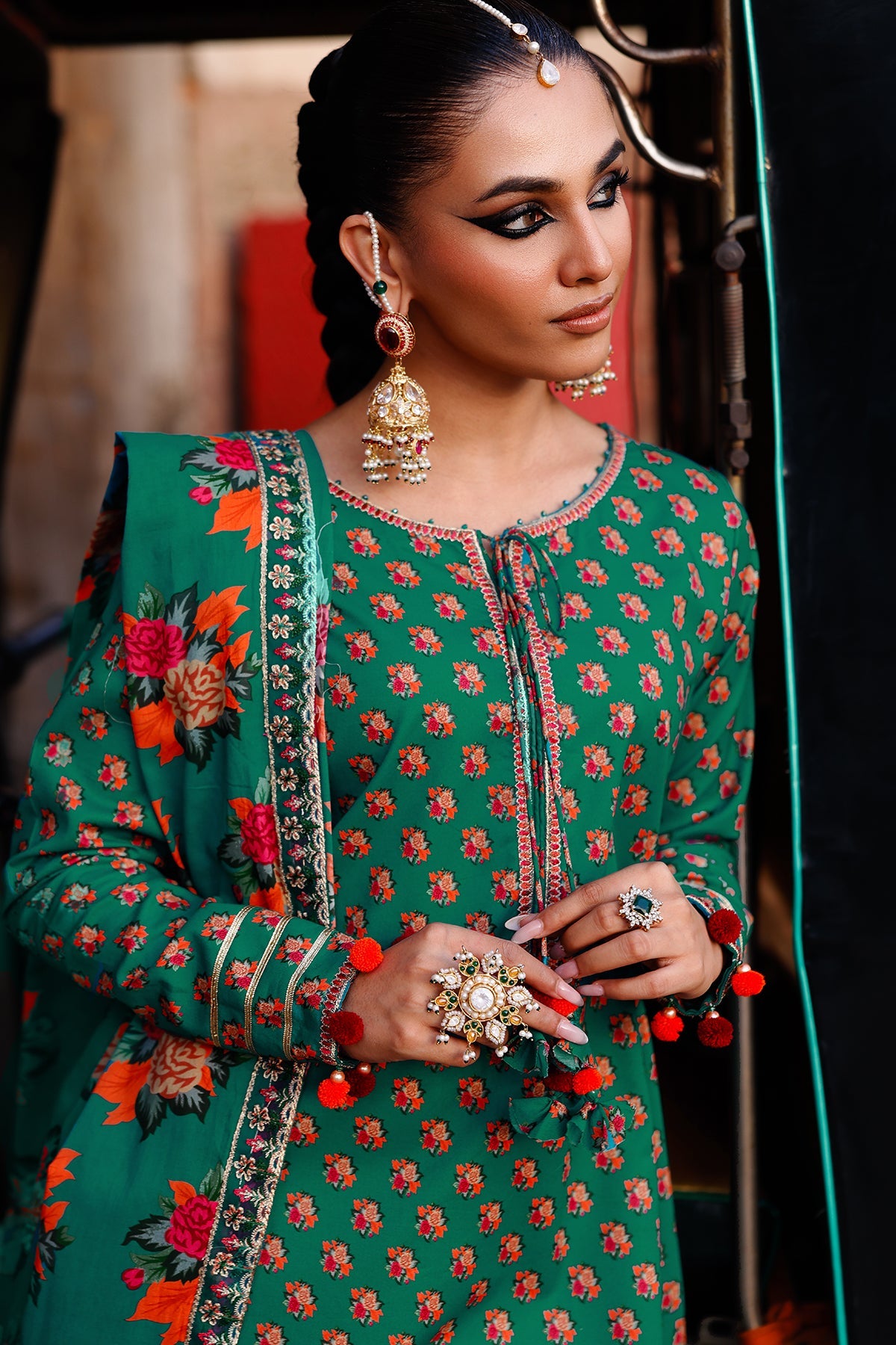 3-PC Unstitched Embroidered Lawn Collection CH6-02