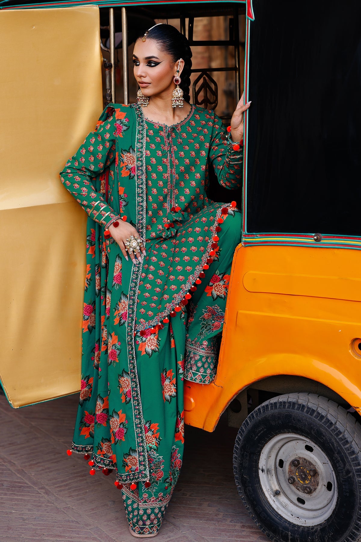 3-PC Unstitched Embroidered Lawn Collection CH6-02