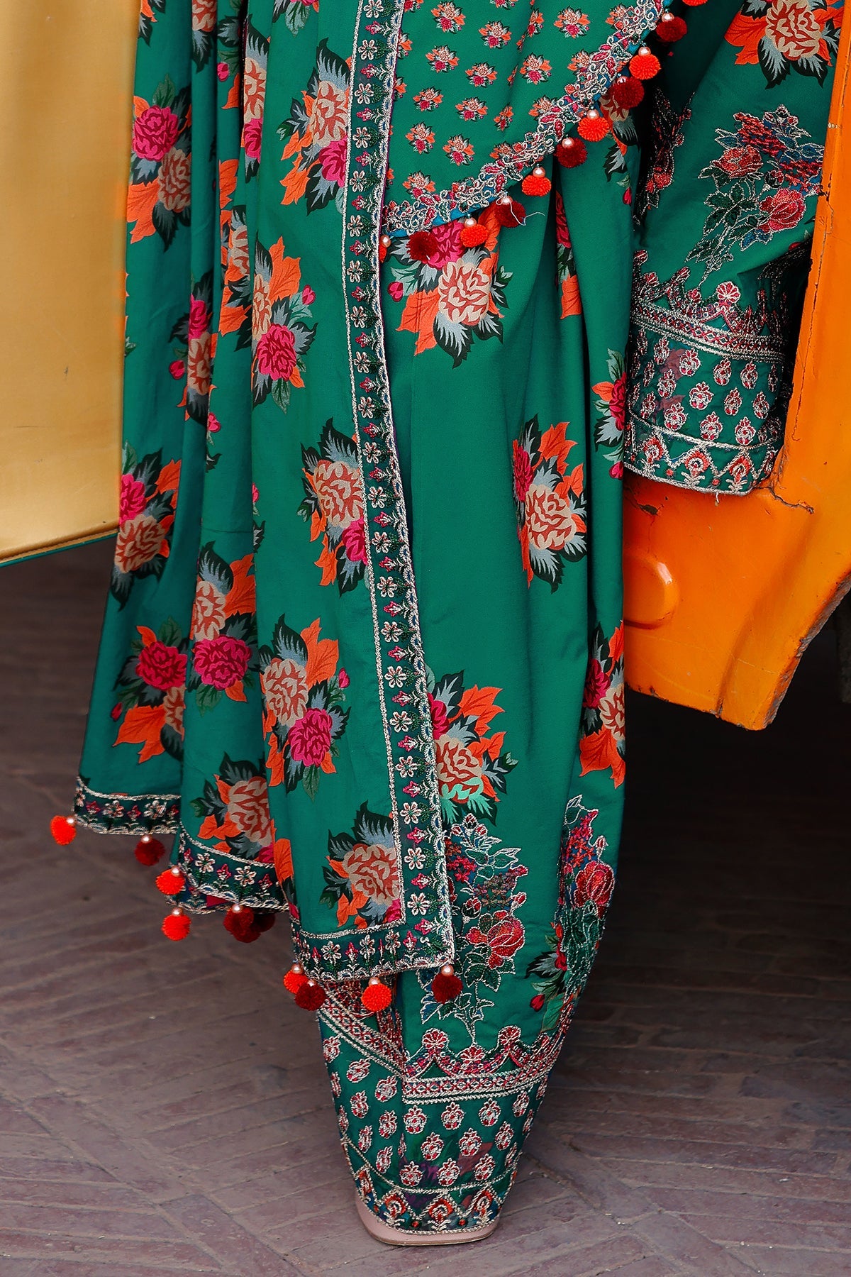 3-PC Unstitched Embroidered Lawn Collection CH6-02