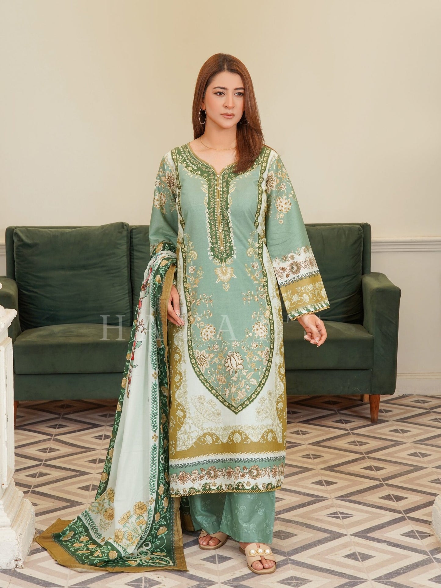 Summer Whisper – 3PC Sage Green