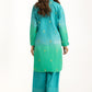 Textured Dobby Printed With Embroidered Co-Ord Set IPST-44978