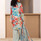 3pc Unstitched Printed Silk Lawn Suit (ASI062)