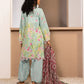 3pc Unstitched Printed Silk Lawn Suit (ASI059)