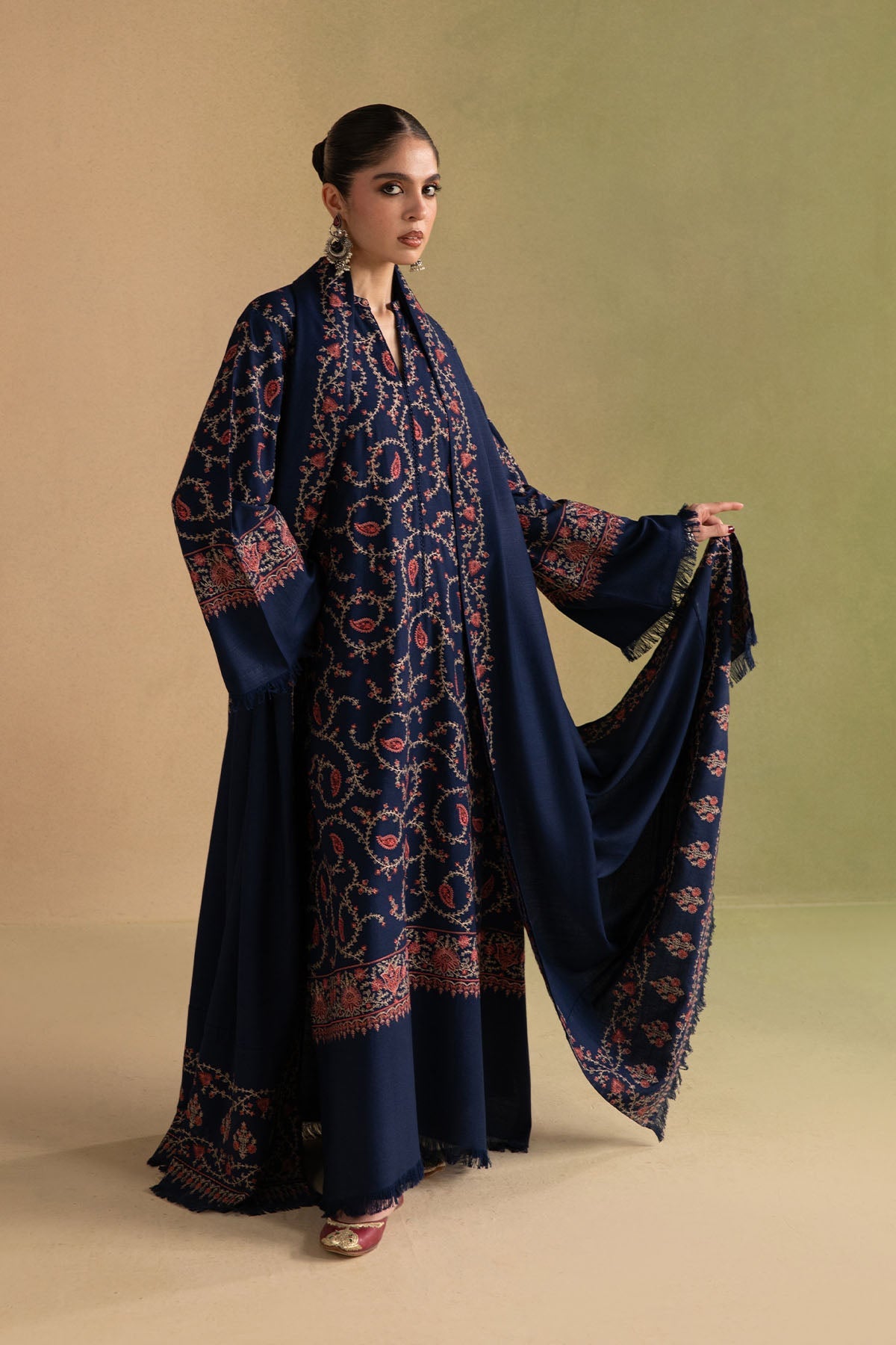 Samaaq - 3 Piece Karandi RTW