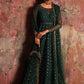 2-PC Embroidered Net Pishwas Suit stm-5-08