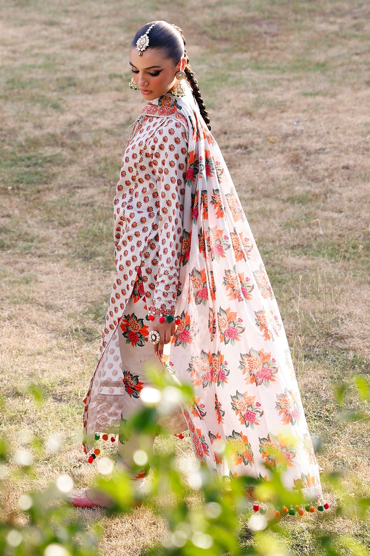 3-PC Unstitched Embroidered Lawn Collection CH6-06