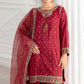 3-PC Embroidered Raw-Silk Suit CMA-5-048