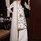 3-PC Embroidered Raw-Silk Suit CMA-5-113