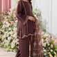 3-PC Embroidered Raw-Silk Suit CMA-5-108