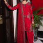 3-PC Embroidered Raw-Silk Suit CMA-5-096