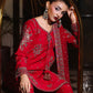 3-PC Embroidered Raw-Silk Suit CMA-5-096