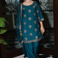 3-PC Embroidered Raw-Silk Suit CMA-5-146