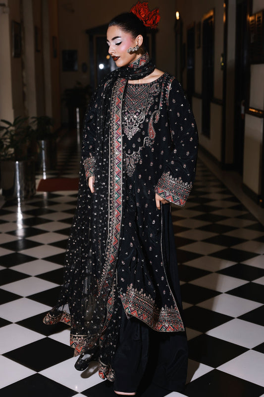 3-PC Embroidered Raw-Silk Suit CMA-5-136A