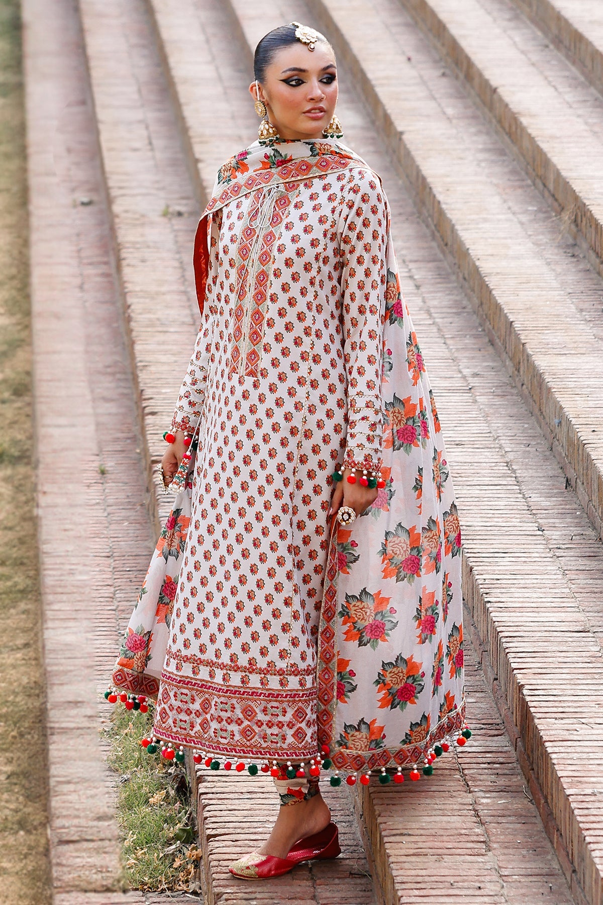 3-PC Unstitched Embroidered Lawn Collection CH6-06