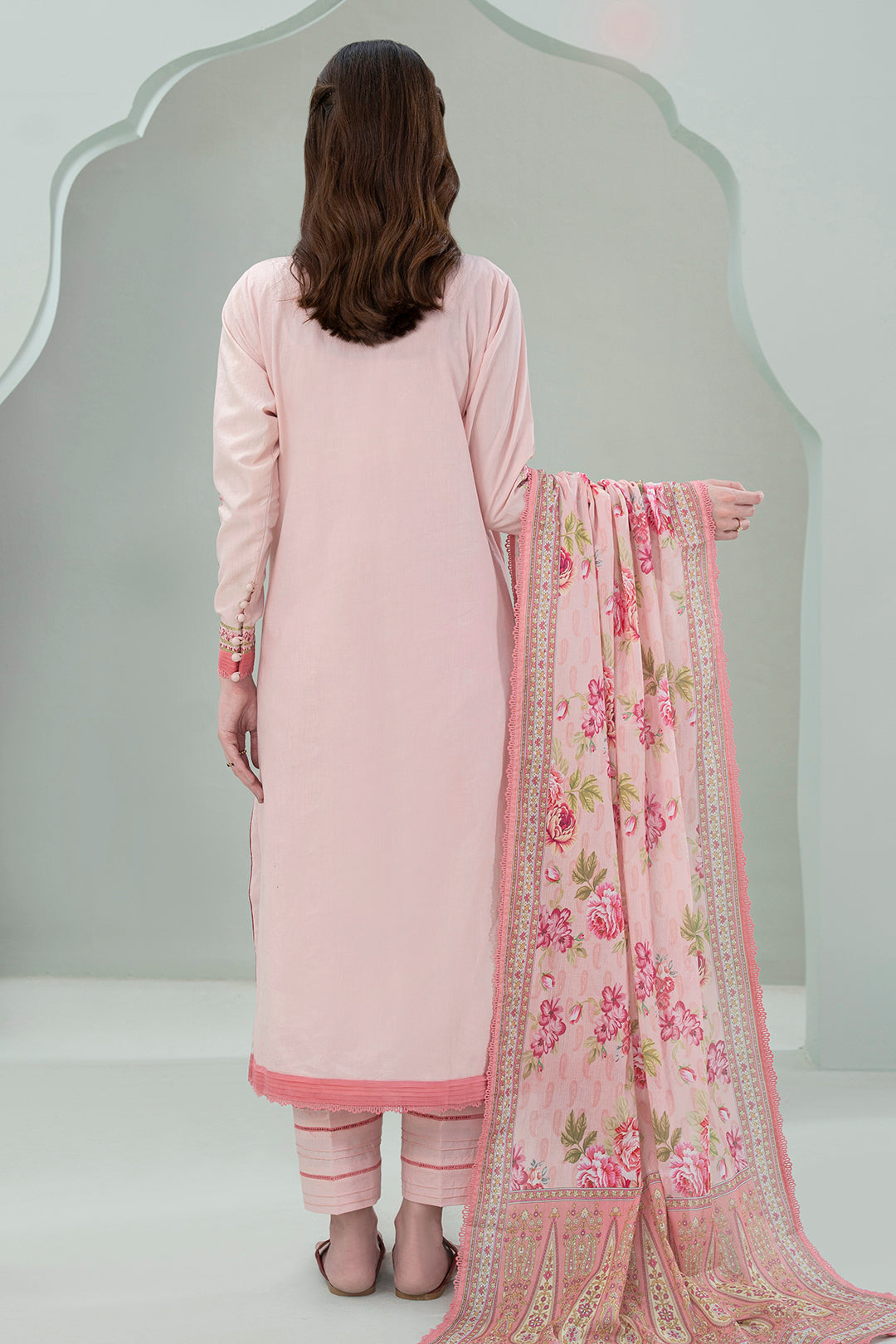 Embroidered Shirt Shalwar Dupatta - 0462
