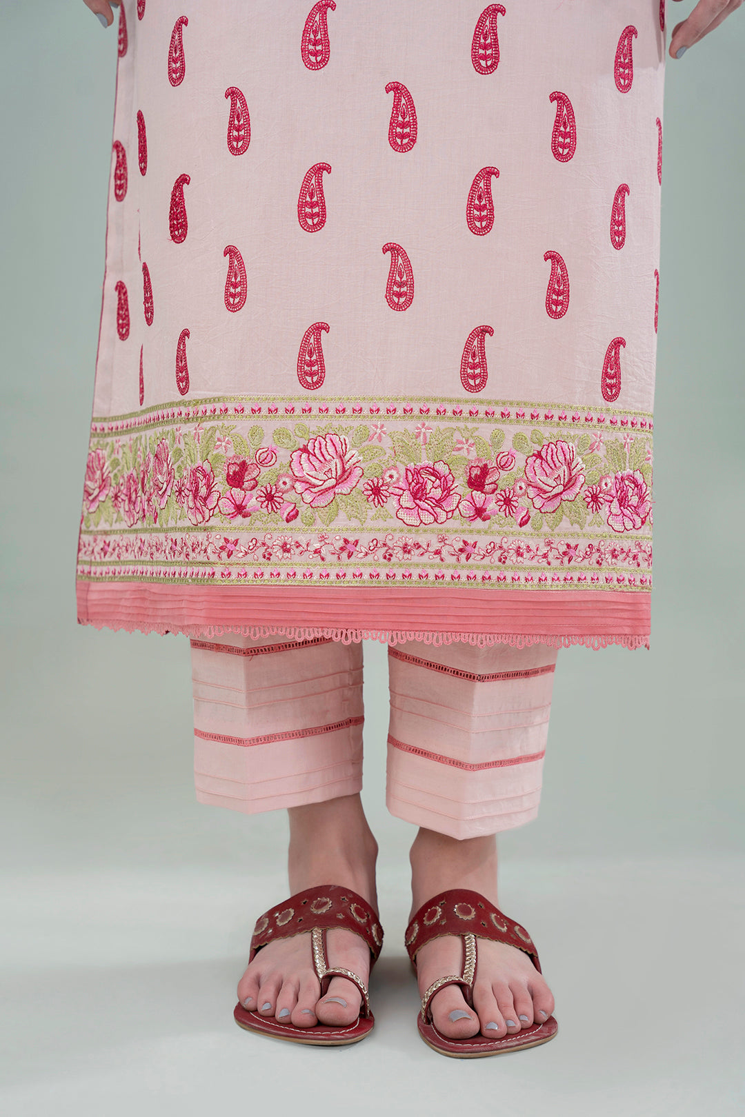 Embroidered Shirt Shalwar Dupatta - 0462
