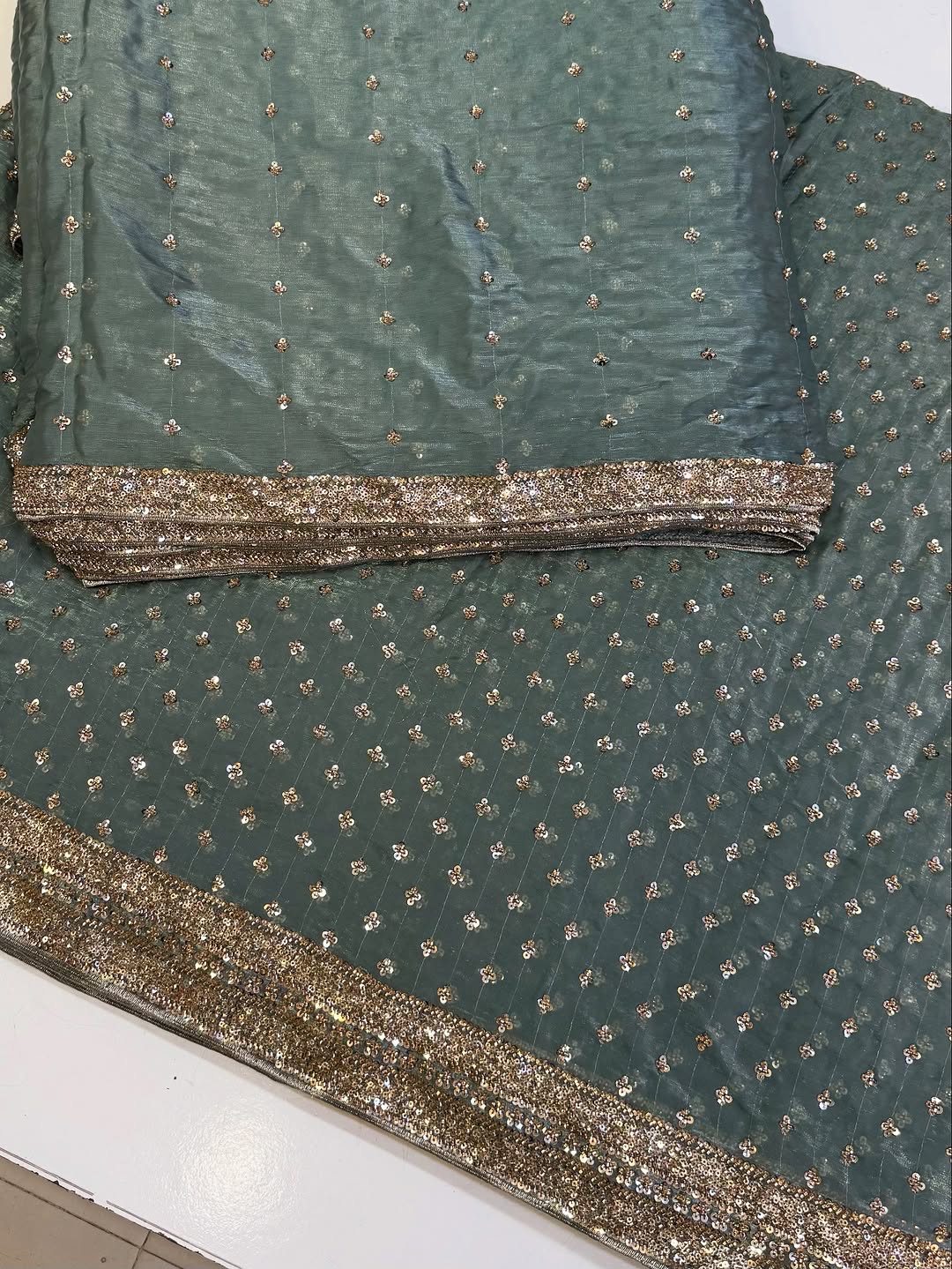 Moss Green-Sheesha Silk