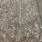 Olive Green Multi Cutdana - Sheesha Silk