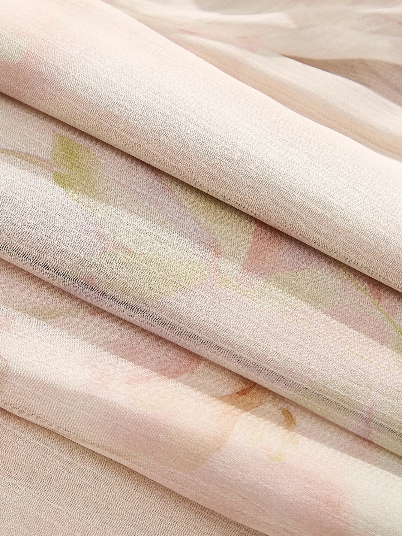 Pleated Round Neck Dress