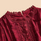 Contrast Lace Long Dress For Women