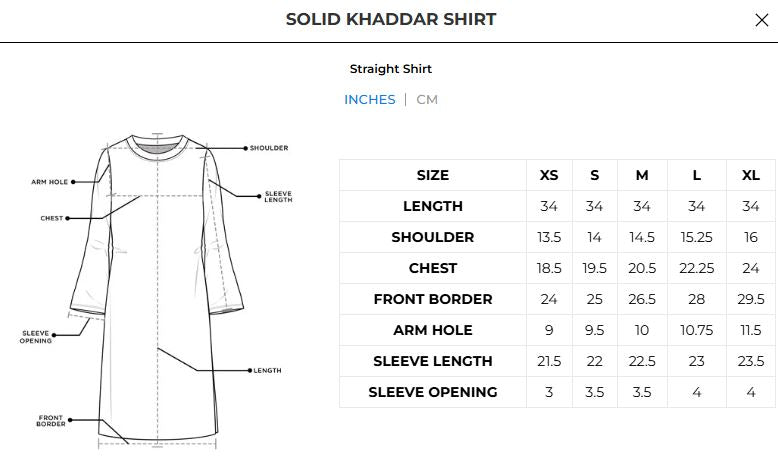 Solid Khaddar Shirt