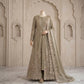 Olive Green Multi Cutdana - Sheesha Silk