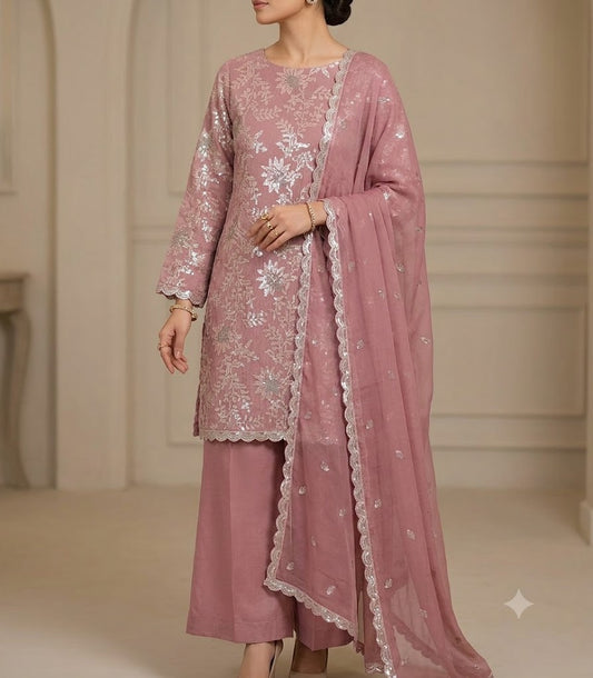 Sequin Thread - Emb Chiffon