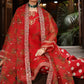 3-PC Embroidered Organza Suit CMA-5-37