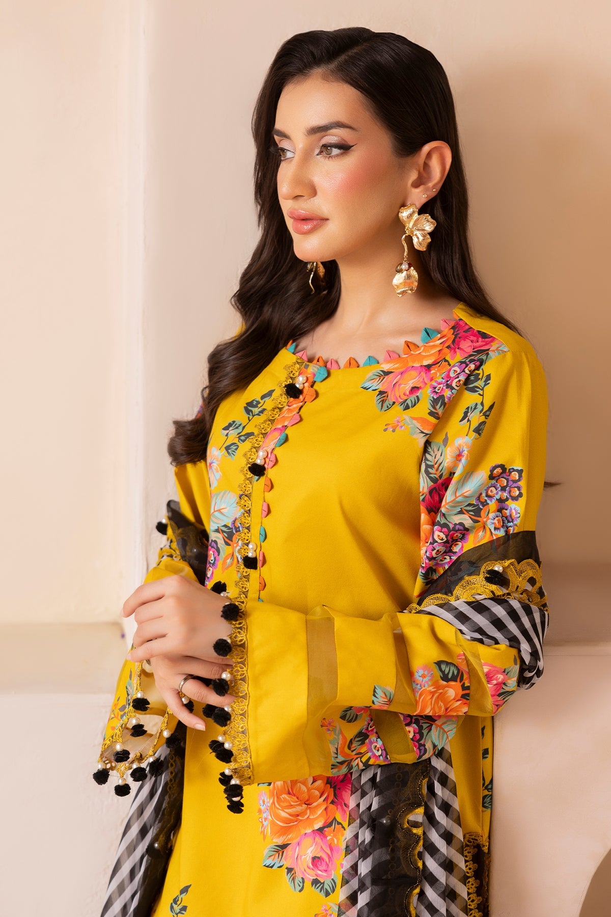 3-PC Unstitched Embroidered Lawn Collection CH6-12