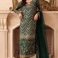 3-PC Unstitched Embroidered  Luxury Chiffon  DJW6-07