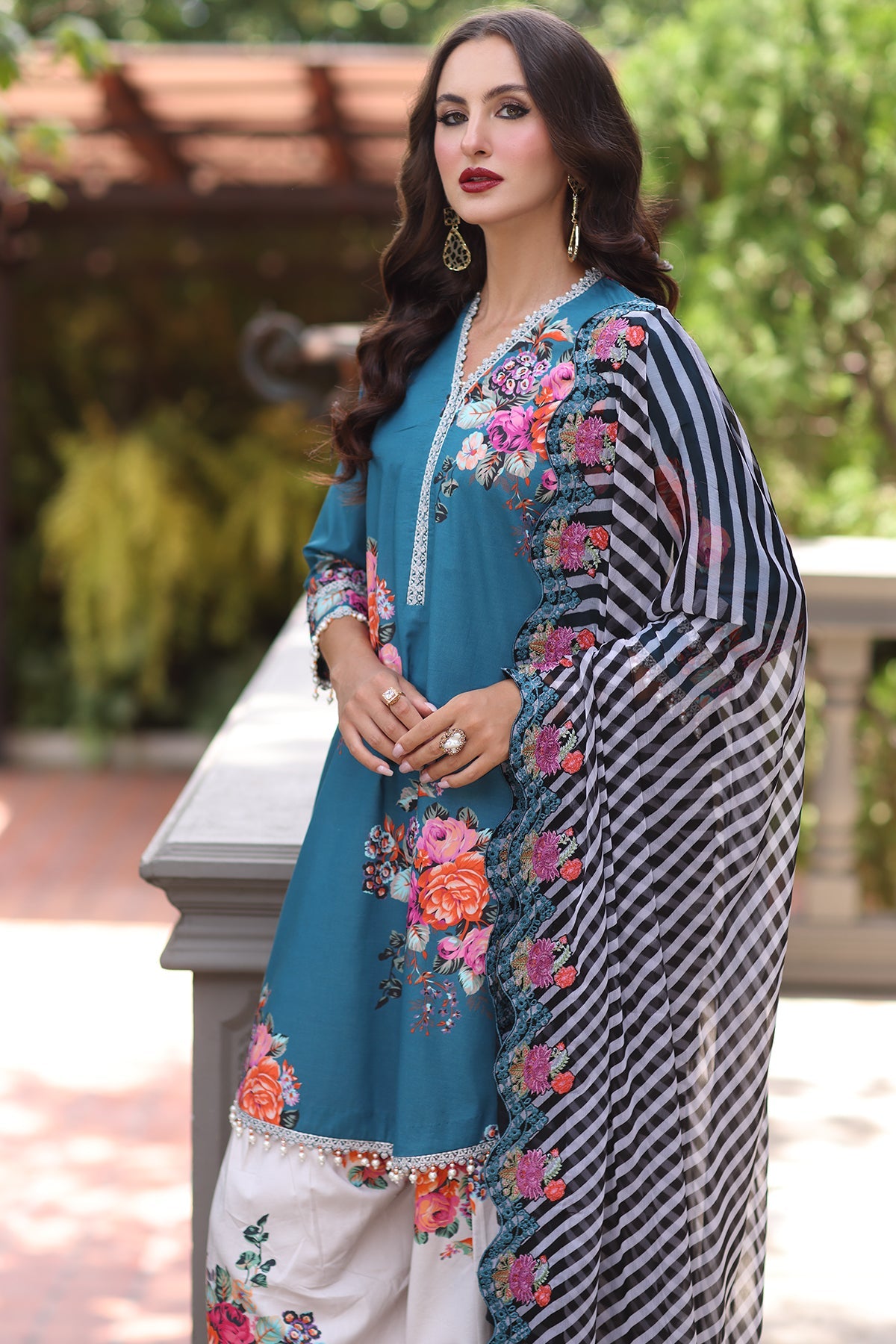 3-PC Unstitched Embroidered Lawn Collection CH6-11