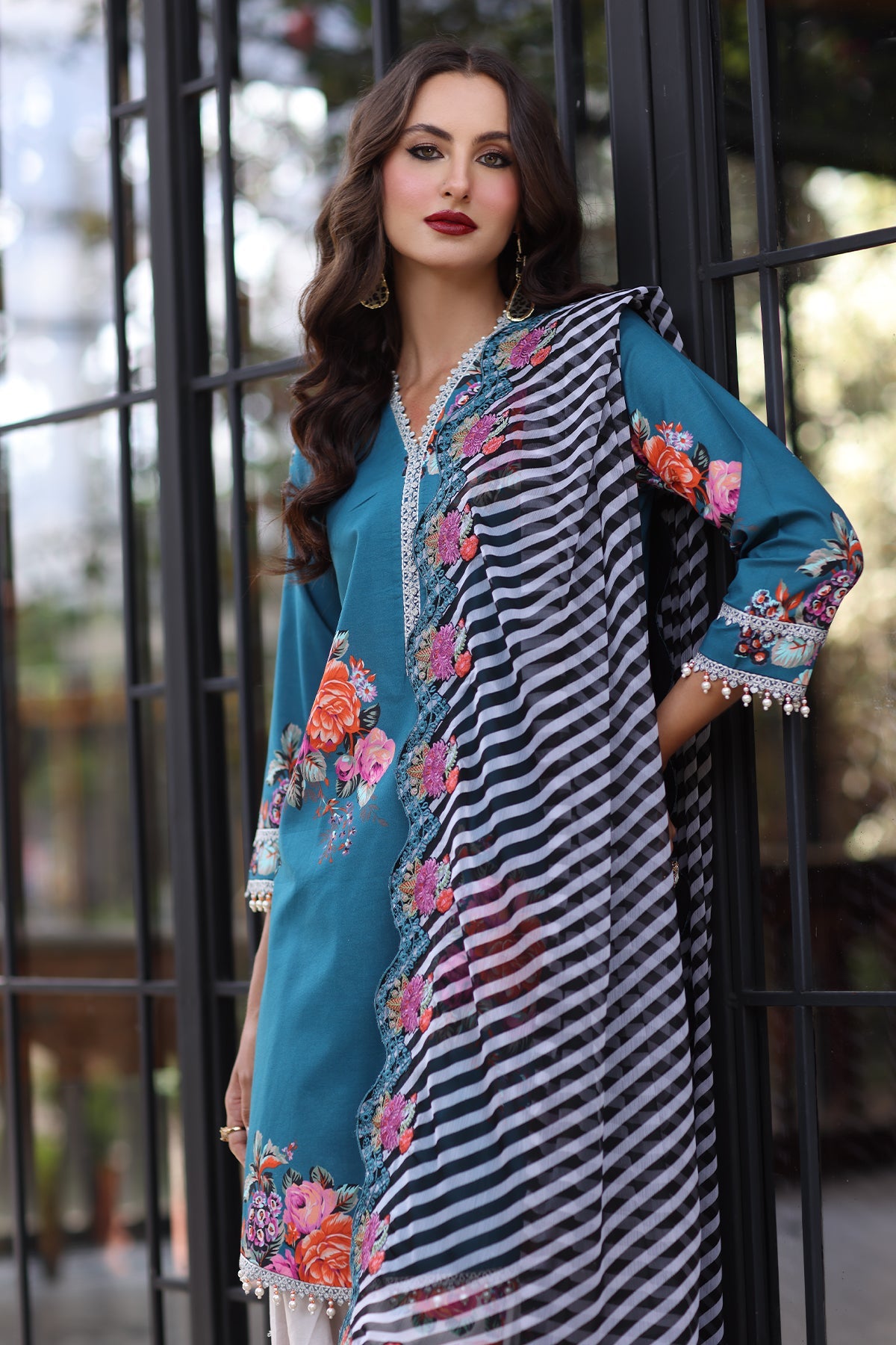 3-PC Unstitched Embroidered Lawn Collection CH6-11