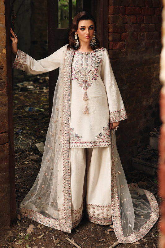 3-PC Embroidered Raw-Silk Suit CMA-5-141M