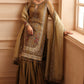 3-PC Unstitched Embroidered  Luxury Chiffon  DJW6-06